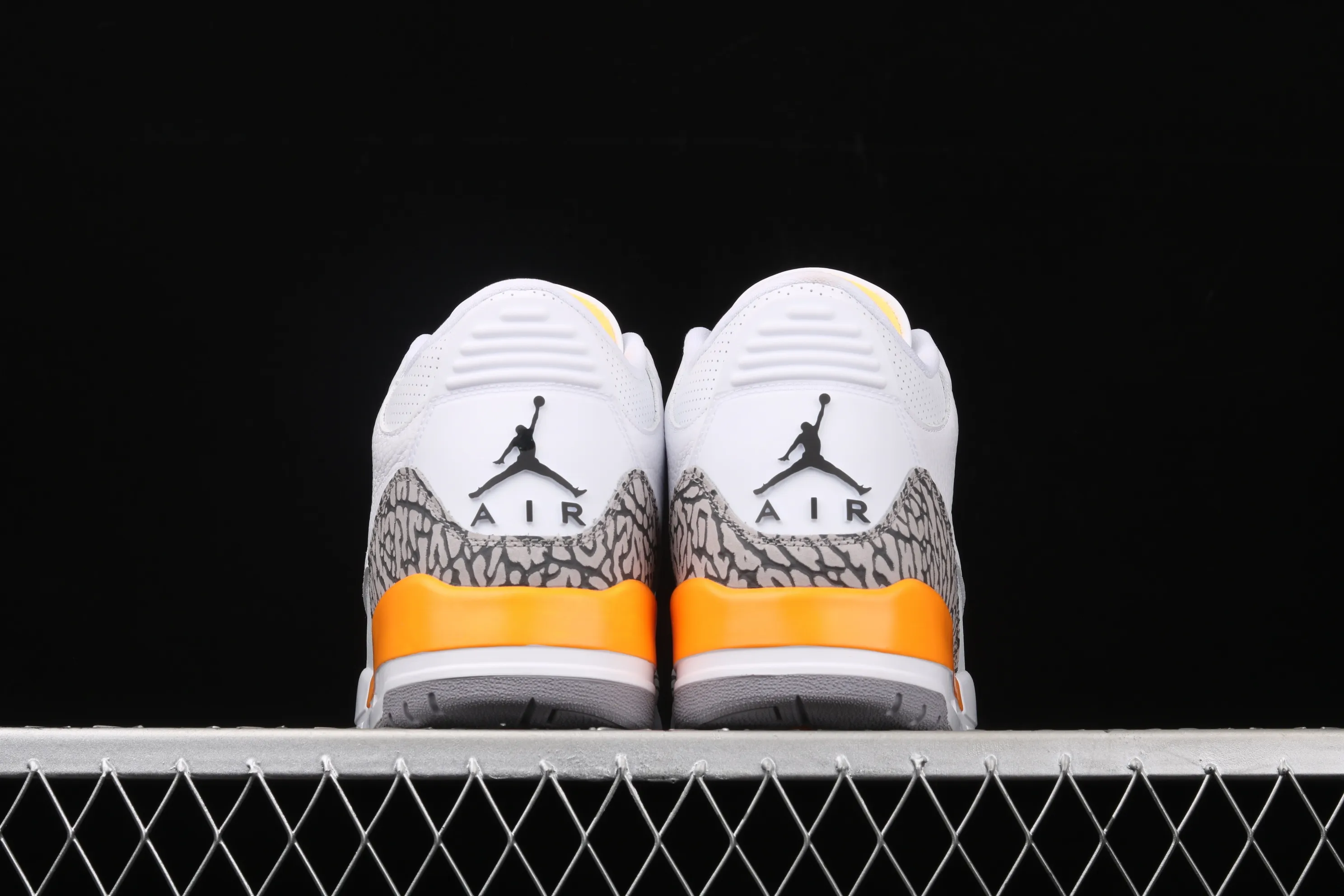 All categories Air Jordan Jordan series basketball shoes Air Jordan 3 Air Jordan 3 Retro "Laser Orange" AJ3 Joe 3 White Yellow White Orange Lakers CK9246-108